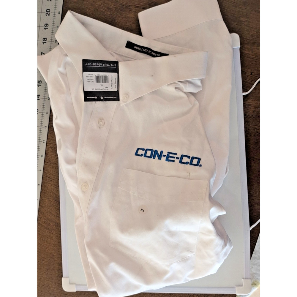 eddie bauer White Nwt XL "CON-E-CO" Needs To Be Washed MSRP $80